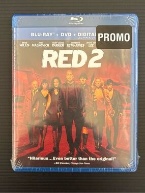 RED 2 Blu-ray DVD Digital HD Combo Pack Bruce Willis Factory Sealed 2013